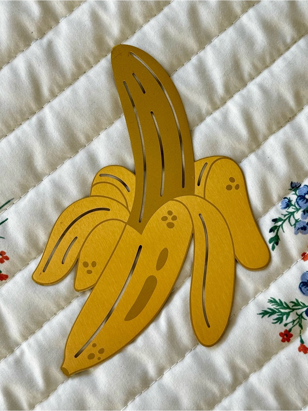 DesignWorks Ink Brass Banana Bookmark, Novelty Gift